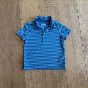 Vineyard Vines Kids Polo in Blue Stripes